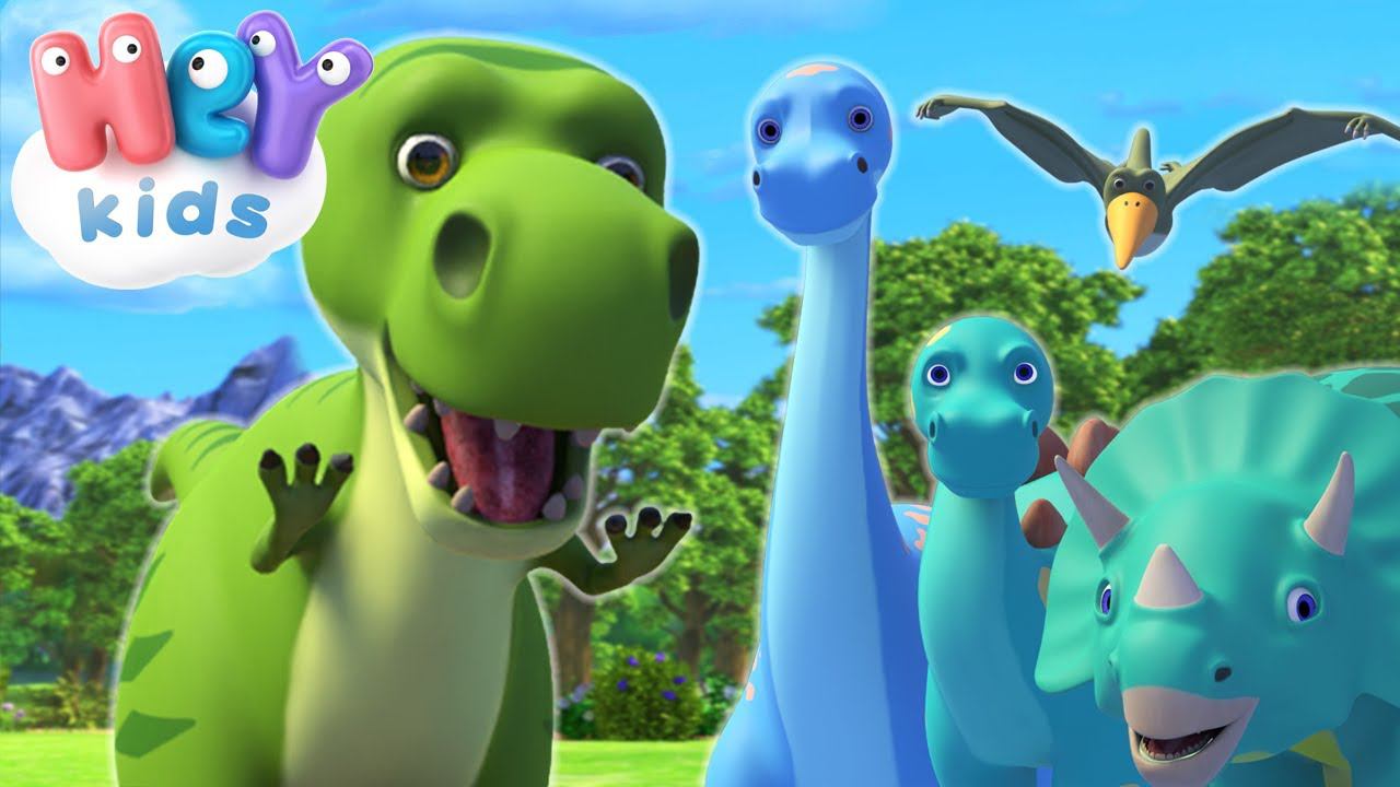 Динозавры мультики  Динозавры для детей  HeyKids - Детские песни