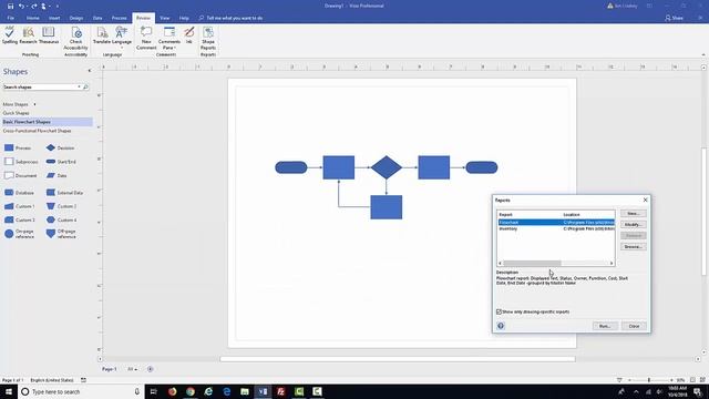 Visio Reports as Visio Shapes