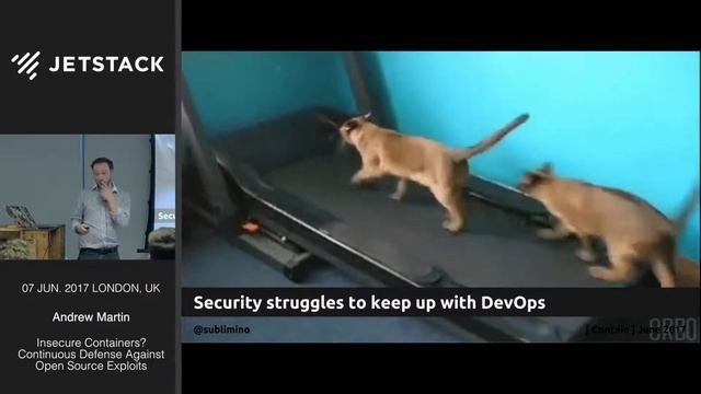 Insecure Containers? Continuous Defense Against Open Source Exploits - meetup video