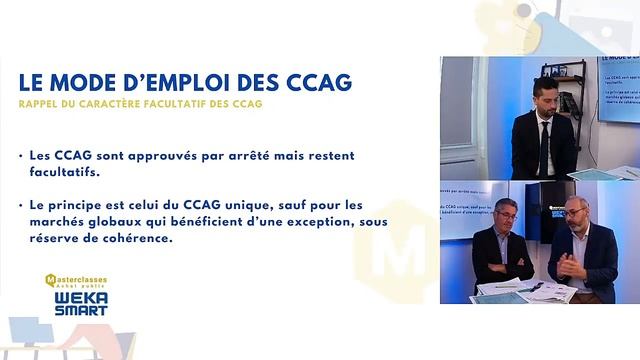 Masterclasse n°0 – Décryptage des CCAG 2021