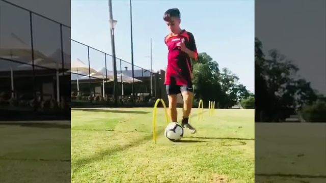 Футбольные упражнения на контроль мяча и технику