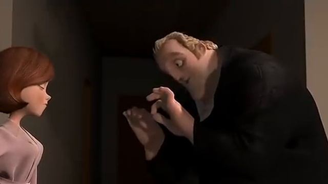 The Incredibles - Mom and dad fighting scene