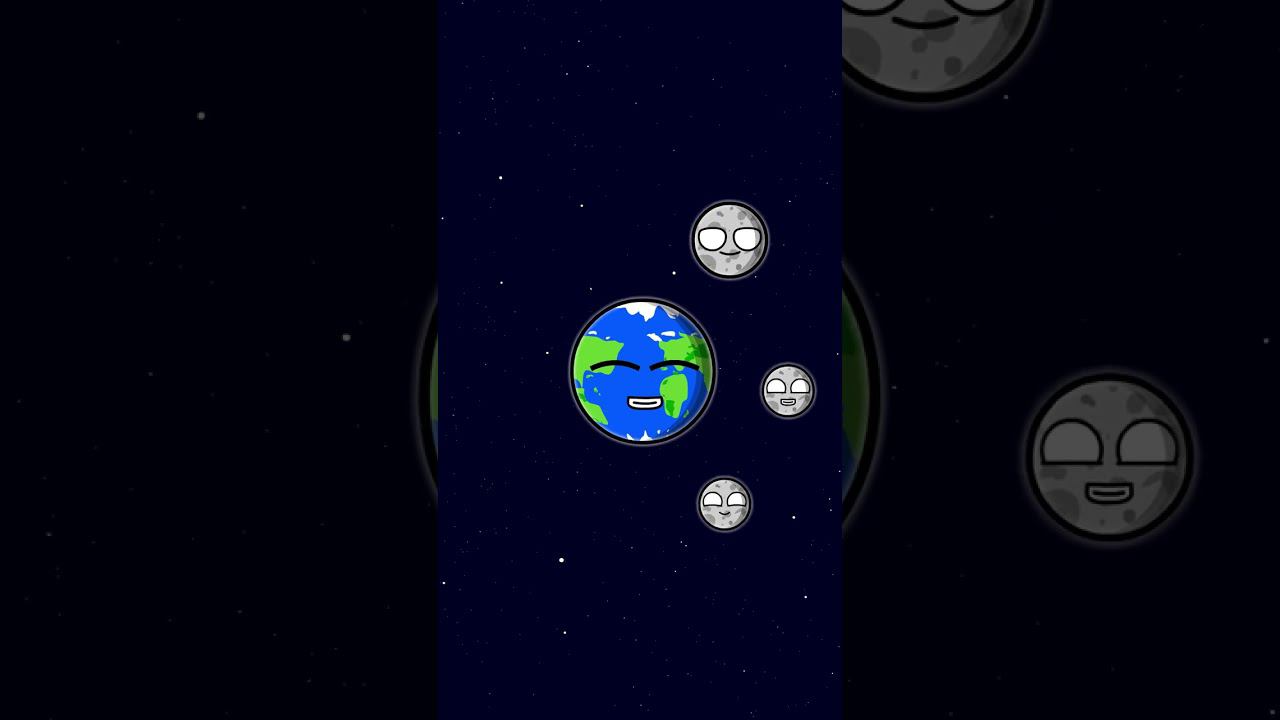 Три Спутника Земли #planetballs