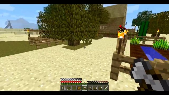 Minecraft - [Криперы, зомби, скелеты - все здесь] - серия 12