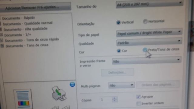 IMPRIMIR EM PRETO E BRANCO NO WORD! O QUE  FAZER?