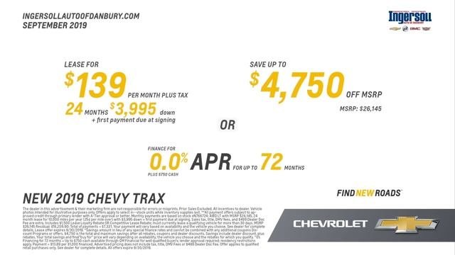 2019 Chevrolet Trax Offer Ingersoll Auto Of Danbury September SP 5
