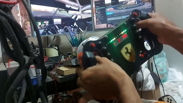 Volante caseiro feito com hoverboard