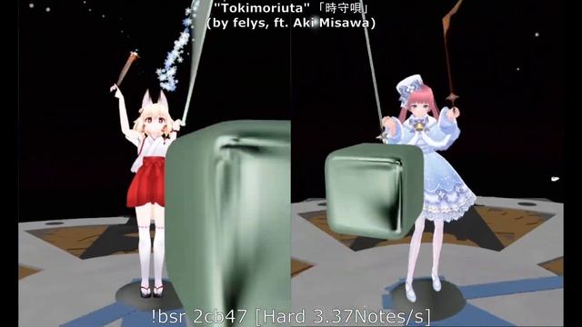 [Beat Saber]Collab with tesco / "Tokimoriuta" (by felys, ft Aki Misawa)