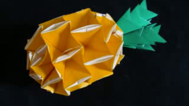 3D Origami (Ананас)