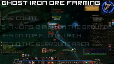 WoW: Easy Level 600 Mining + Ghost Ore Farming Spot!