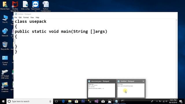 #22 Java Tutorial For Beginners | how to create a package in java | manish nain