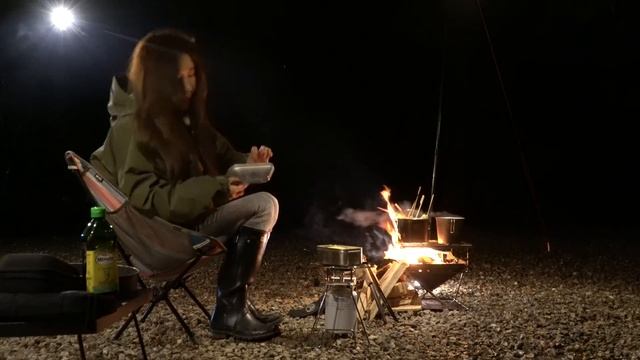 In the rain forest sound of rain cozy vibes Solo car camping / camping vlog