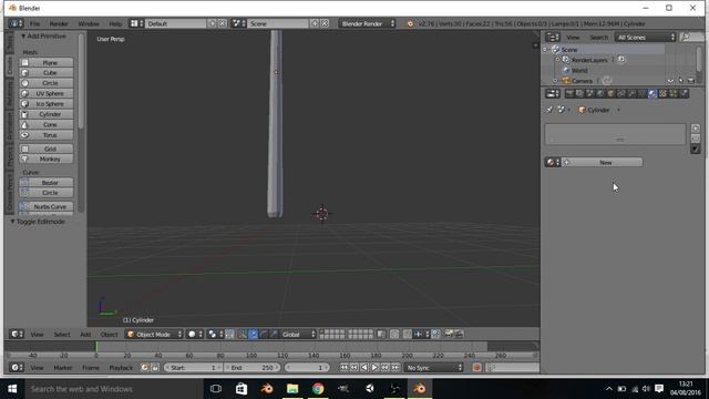 Git Gud Quick at Blender Ep.  1- Modelling and Texturing a Pool Cue!