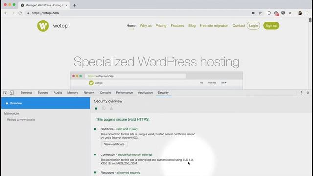 Verify your WordPress HTTPS Security protocol
