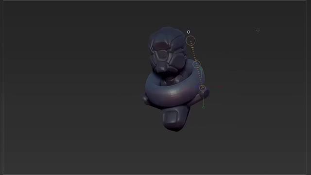 Zbrush Droid Scout sketch 1