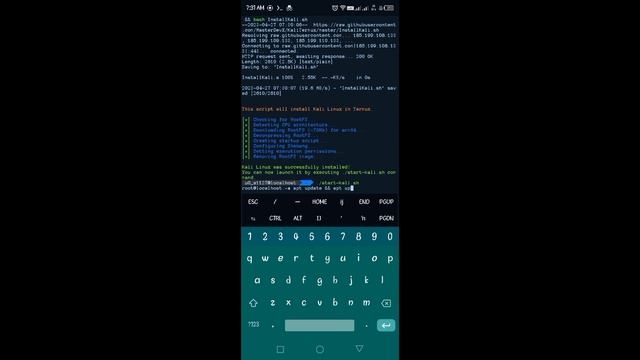 How to install kali linux in termux || kali linux cli without root in Android ||