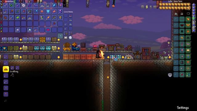 Terraria 1.4.4.9 เราเองก็ตีมันทีเดียวตายได้เหมือนกันนะ(ขอบคุณ1000ติดตาม)!!! Original by MappyGaming