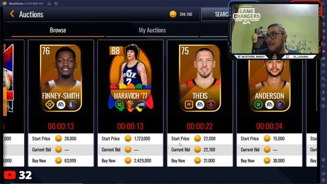 DIRECTO | ESPECIALISTAS, SIN ESCALOFRÍOS, SUBASTAS Y MUCHO MÁS !!! | NBA LIVE MOBILE S6