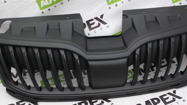 Skoda Octavia A7 2017-2020 года. Решётка чёрная матовая