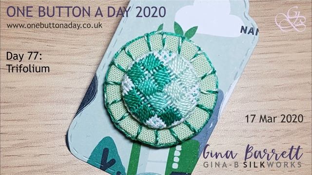 One Button a Day 2020 - March handcrafted buttons slideshow