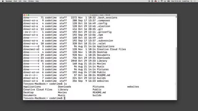 BASH Basics, Part 3: Listing & Changing Directories