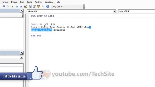 Print and Print preview buttons in vba userform  in Kannada