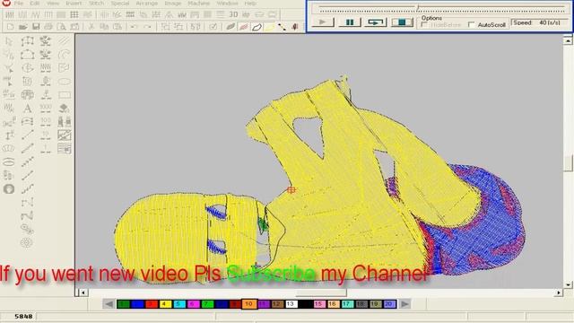Wilcom Design training || wilcom software Design toutreal || Best embroidery design (pat-53)