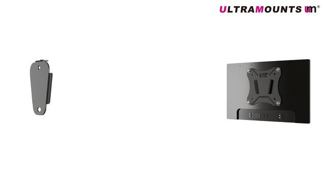 UltraMounts UM810F. Установка телевизора на стену с помощью фиксированного кронштейна UM810F.