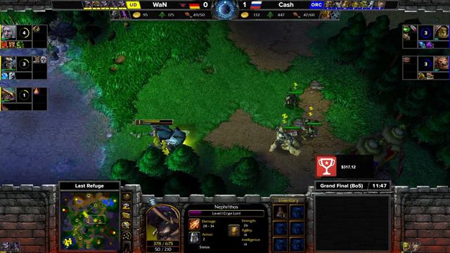 WC3 - B2W Cup #1 - Grand Final: [ORC] Cash vs. WaN [UD]