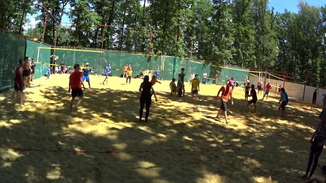 Фунтики vs Виа Грабля. Парковый волейбол - Орел 2018/06/10 Парк Отель Мечта