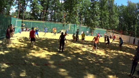 Фунтики vs Виа Грабля. Парковый волейбол - Орел 2018/06/10 Парк Отель Мечта
