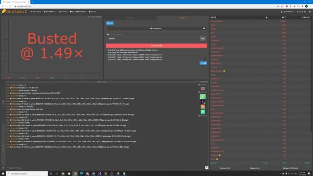 Bustabit - 4x Script - Activation  (Passive Income)