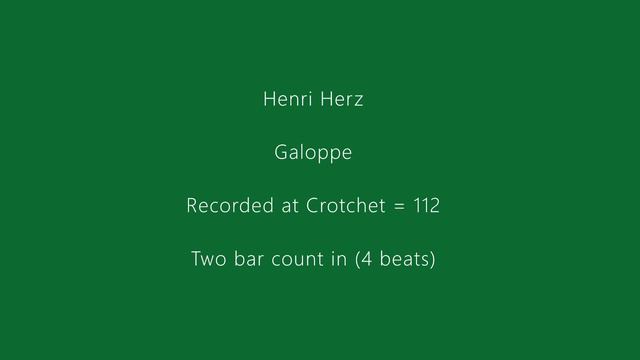Galoppe - Henri Herz