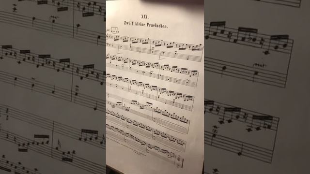 Фрагмент урока Online Bach Kleine Präludium C Dur Aus Zwölf Kleine Präludien