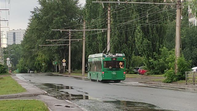 ГОРОД УФА БАШКИРИЯ транспорт города 23 июня 2024 уфимский троллейбус депо 1