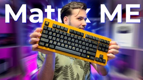 ⌨️ ТИХАЯ КАСТОМНАЯ МЕХАНИЧЕСКАЯ КЛАВИАТУРА! Matrix ME