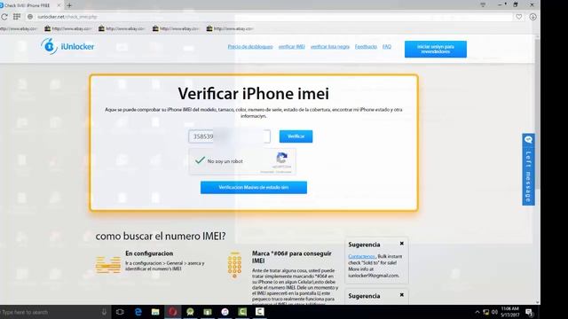 Verificar ICLOUD con el IMEI en Iphone o Ipad 100% GRATIS 2017