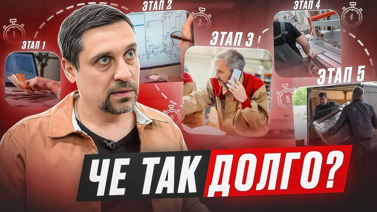 Мебель по дизайн проекту: почему так долго