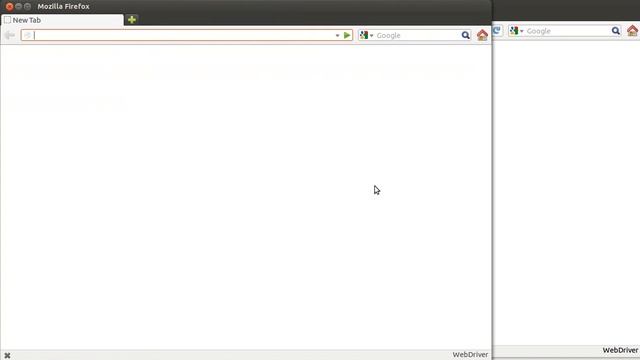 APT 2012 - Lab 4 - Selenium Running in Firefox (Ubuntu)