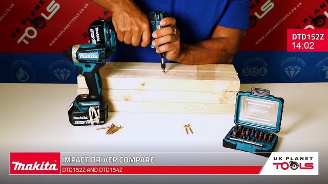 Makita DTD152Z Vs DTD154Z Impact Driver Comparison | UK Planet Tools