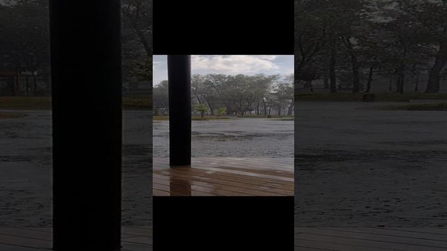 Проливной ливень в г.Липецк район Нижнего парка 9 июня 2022 года ролик 2