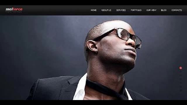Preview Black Photographer Portfolio Drupal Theme by Cowbo