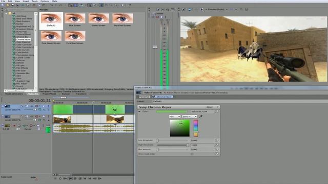 Изучаем Green Screen и Chroma key |Vegas Pro, Обучение на Русском|
