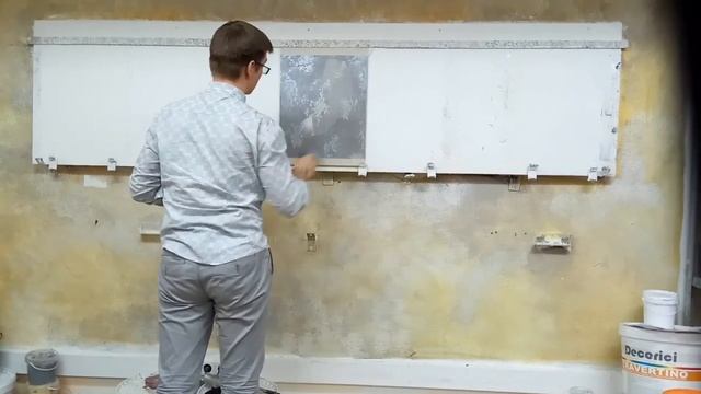 DECORICI мастер-класс "перекрываем серебряный финиш LA STRUTTURA золотым перламутром"