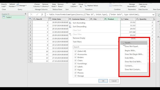 Power Query - Filter in Power Query | Advance Filter in Power Query | Filter with multiple criteria