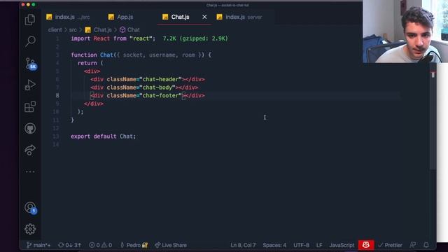 Build A Realtime Chat App In ReactJS and NodeJS | Socket.io Tutorial