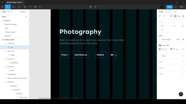 Designing a Tabs Section for the Portfolio Website - Part 16/22