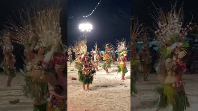 Полинезийские танцы, остров Бора-Бора