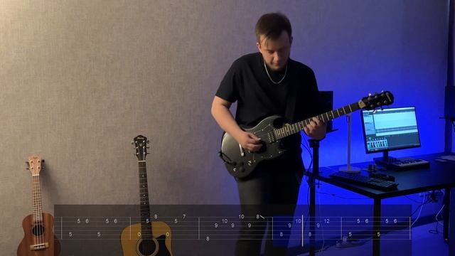 тринадцать карат - ты (guitar cover) табы аккорды