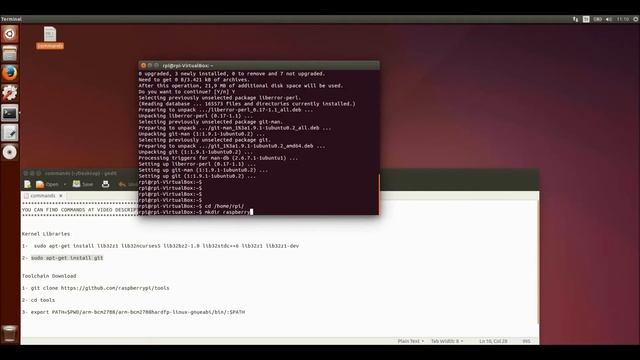 5 - Install libraries and prepare machine for Raspberry Pi 2 kernel compile